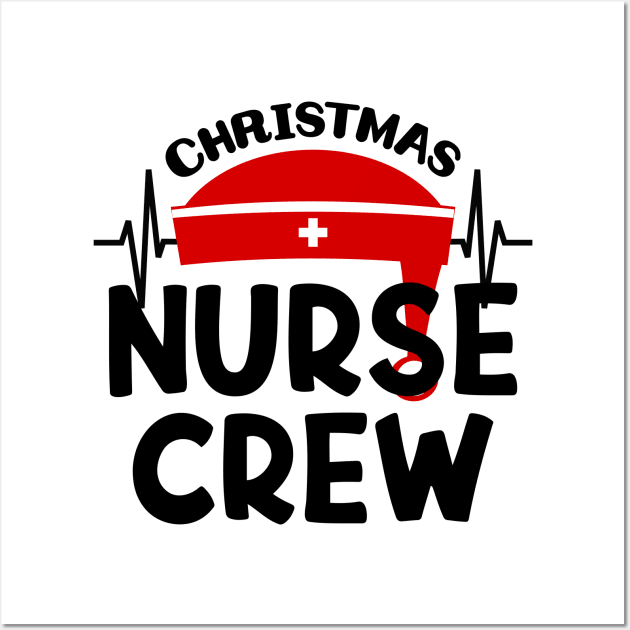 Christmas Nurse Crew Wall Art by colorsplash